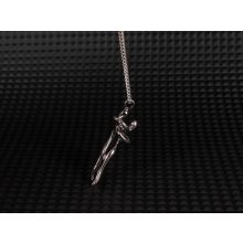 Nyaklánc ölelkező emberek medálon