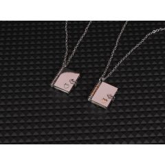 Egyedi gravírozható lapozható napló, 2 színben