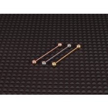 Fül piercing, egyszerű indrustrial 3 színben