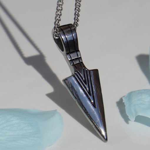 Atreus arrow - Male Pendant nemesacél nyaklánc nyílhegy medállal