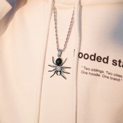   The "Outspider" - Male pendant nemesacél nyaklánc pók medállal