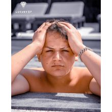 Who am I - Bracelet iced out köves nemesacél karkötő 