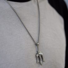 Season 4' poseidon pendant - MALE nemesacél nyaklánc szigony medállal