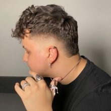 Season 4' poseidon pendant - MALE nemesacél nyaklánc szigony medállal