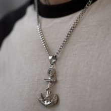 Season 4' sailor pendant - MALE nemesacél nyaklánc horgony medállal