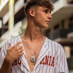   Casino Addicted - Male pendant nemesacél nyaklánc ász kártyalap medállal