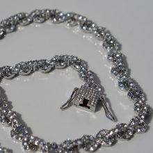 Iced infinity - Female iced out köves nemesacél nyaklánc 