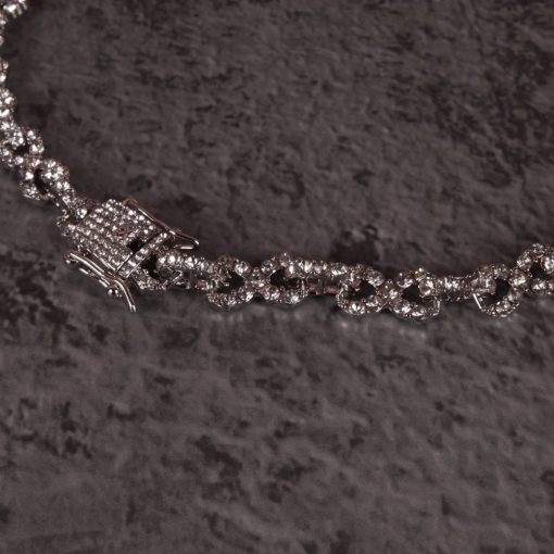 Iced infinity - Female iced out köves nemesacél nyaklánc 