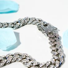 Call me - Male necklace köves iced out nemesacél nyaklánc