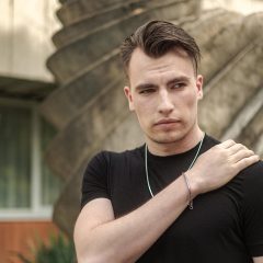   Classic snake SET - Male kigyólánc nyaklánc és karkötő szett