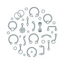 Fül piercing szúrás helye szerint