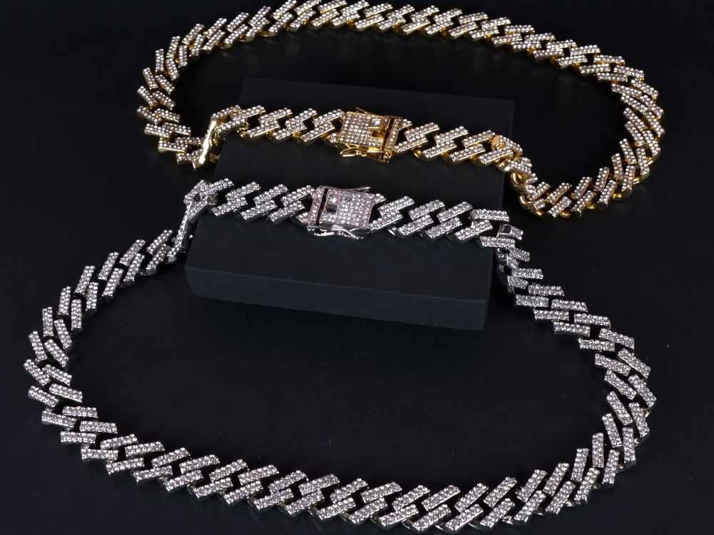 Full Iced out prong miami chain