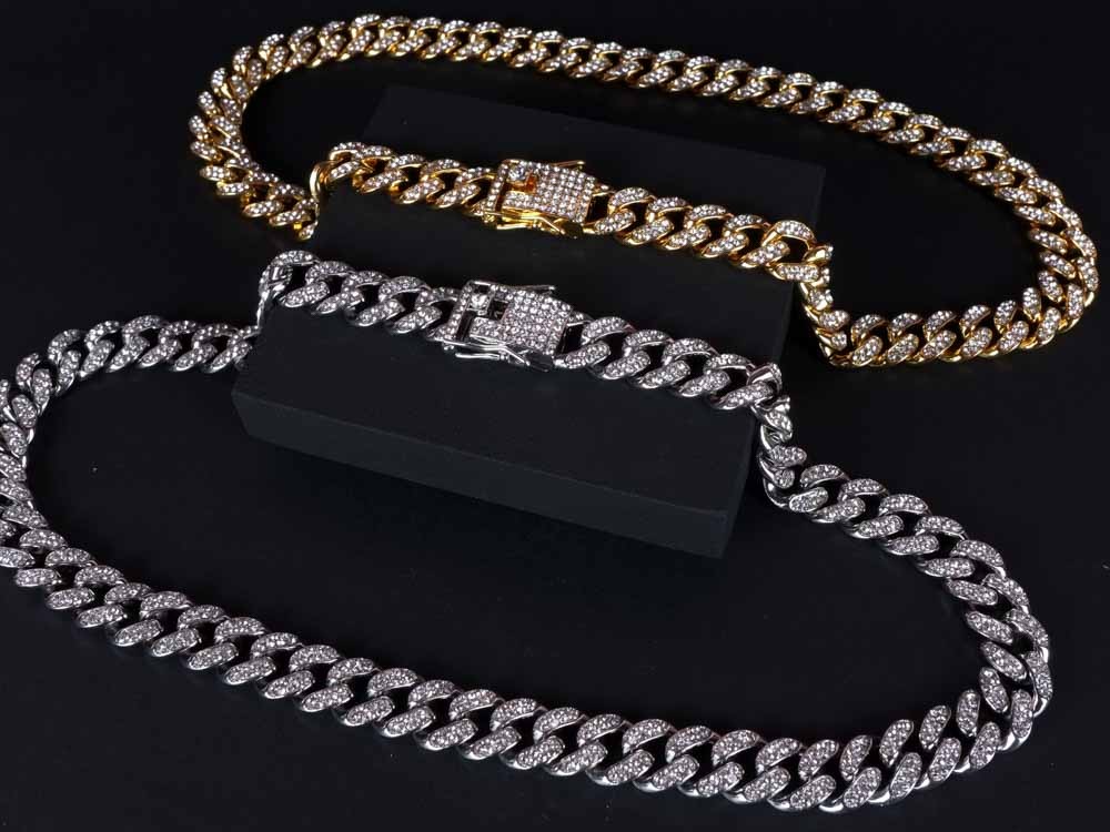Full Iced out miami curb chain